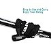 Titanker Bike Chain Lock, 3.3-Feet Security Anti-Theft Bike Lock Chain with Keys Bicycle Chain Lock Bike Locks for Bike, Motorcycle, Bicycle, Door, Gate, Fence, Grill (8mm Thick Chain, Black)