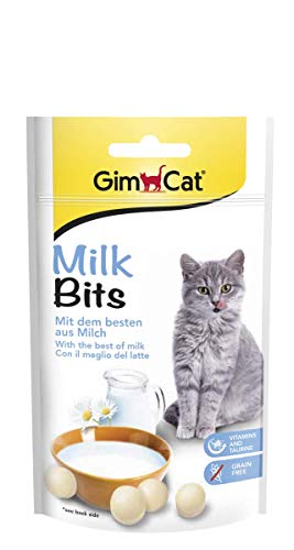 GimCat Milk Bits - Vitaminerijke kattensnack zonder granen, met het beste uit melk - Verpakking à 8 stuks (8 x 40 g) - Afbeelding 3