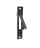 QCAA Solid Brass Edge Pull, 4", Aged Classic