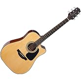 Takamine GD30CE-NAT Dreadnought Cutaway Acoustic-Electric Guitar, Natural