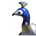XinoSports Deluxe Inflatable Pool Float, Lounger Giant Peacock Raft with 2 Sturdy Handles, Incredible Fun for The Whole Family! Floatie for Pools, Lakes or The Beach