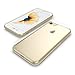 Luvvitt Clear View Case with Hybrid Scratch Resistant Back Cover and Shock Absorbing Bumper for Apple iPhone 7 (2016) iPhone 8 (2017) and iPhone SE (2020) - Gold