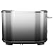 BLACK+DECKER COMINHKPR137250 TR2300FB 2-Slice Extra Wide Slot Toaster, Bagel BrushOmbre