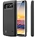 PEYOU Compatible for Galaxy Note 8 Battery Case,6500mAh Slim TPU Frame Protective Charger Rechargeable Extended Power Bank Type C Charging Battery Case w/Kickstand Compatible for Samsung Galaxy Note 8