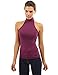 PattyBoutik Women's Halter Turtleneck Open Back Blouse