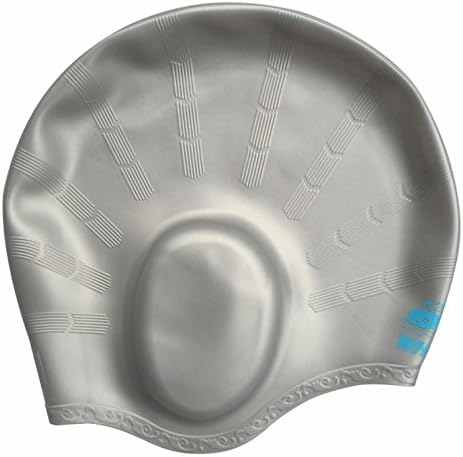 Silicone Long Hair Swimming Cap, Highly Elastic & Durability, Unisex for Men, Women, Adults, Children. Girls and Boys