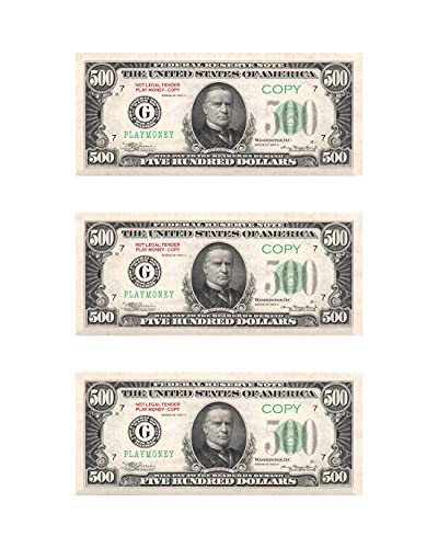 custom toys hobbies play fake copy money for kids 500 dollar 2 sided full print looks real gag props for movie music video educational learning vintage antique old 1928 on galleon philippines