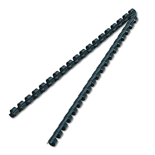 Fellowes Plastic Combs Round Back, 3/8 Inch, 100 pack, Navy (52505