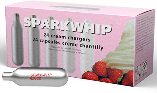 Sparkwhip by iSi Whipped Cream Chargers-96 Pack - 4 Boxes of 24