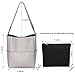 S-ZONE Women Vintage Genuine Leather Bucket Tote Shoulder Bag Hobo Handbag Purse