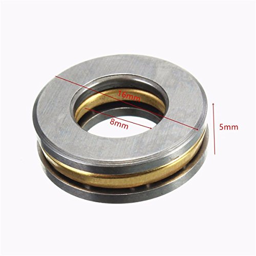 10pcs F816M 8x16x5mm Axial Ball Thrust Bearing 8mm x 16mm x 5mm Buy