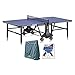 Kettler Champ 5.0 Outdoor Table Tennis Table with Outdoor Accessory Bundle: 2 Halo 5.0 Rackets, Cover, and Balls