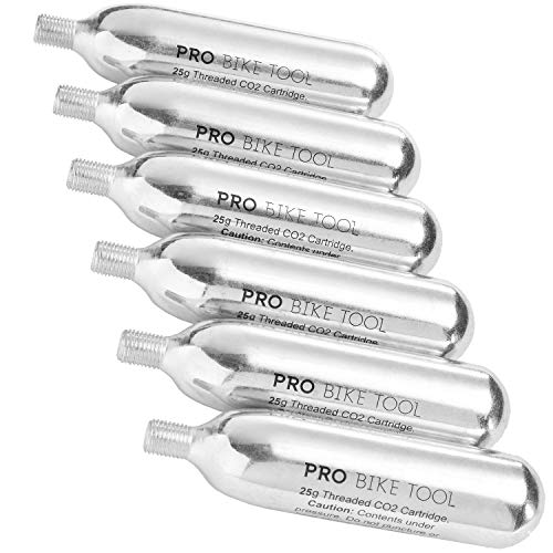 CO2 Cartridges with Threaded Connection, 6 x 25g Pricepulse