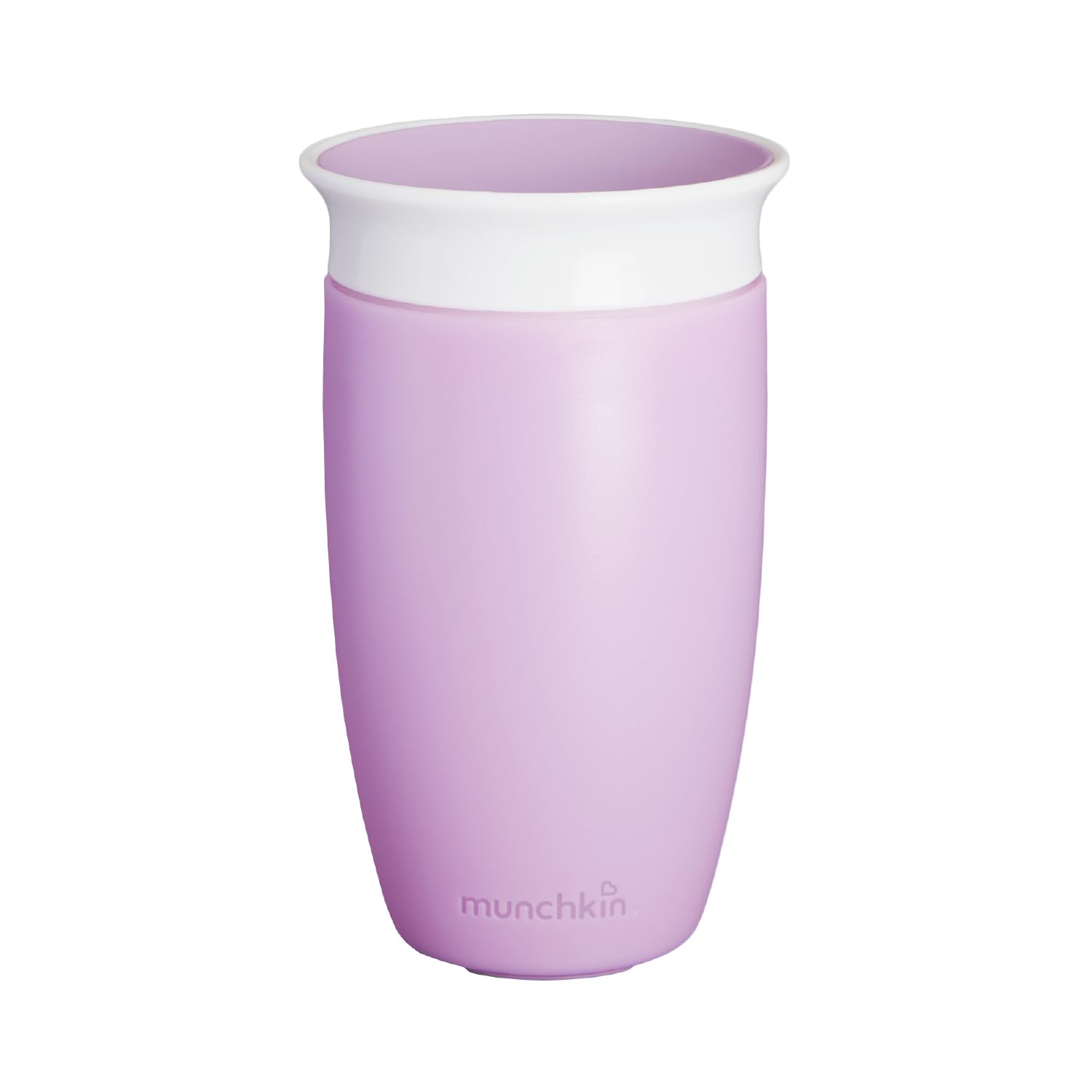 Munchkin Miracle 360 Cup | Toddler Cup |BPA Free Baby & Toddler Sippy Cup| Non Spill | Dishwasher Safe| Leakproof Childrens Cups| Baby Sippy Cup| 12+ Months Weaning Cup| 10oz/296ml| Purple