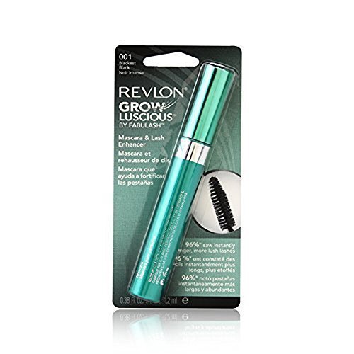 Revlon Grow Luscious Mascara 001 Blackest Black with Bonus Kajal Eyeliner in Matte Marine