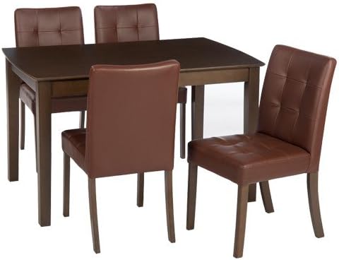 Amazon ダイニングテーブルセット 座り心地にもこだわった ダイニングチェア です 素敵な 部屋 ダイニングセット ダイニングテーブル 5点 セット 115cm幅 4人用 ブラウン ドラッグストア