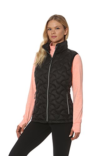 Gerry Cathy Lightweight, Packable Down, Water Repellent Vest (Black, Large)