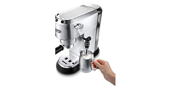 DeLonghi Dedica Style EC 685.M + KG79 Independiente Máquina espresso 1,1 L  Semi-automática - Cafetera (Independiente, Máquina espresso, 1,1 L, Dosis de  café, De café molido, 1300 W, Negro, Metálico) : Amazon.es: Hogar y cocina