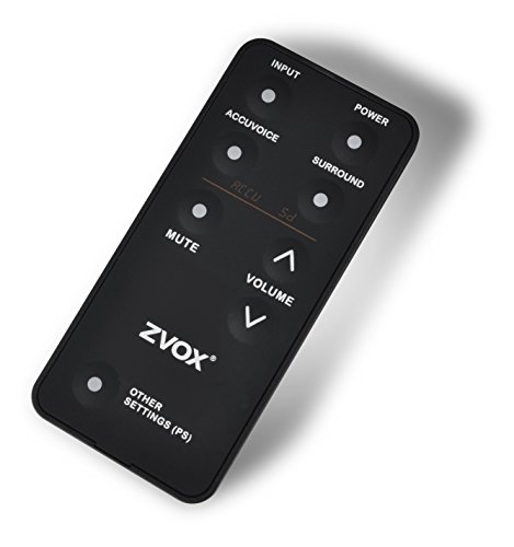 AccuVoice AV203 Sound Bar TV Speaker with Hearing Aid Technology, Six Levels of Voice Boost - 30-Day Home Trial (Black) - Thumbnail 2
