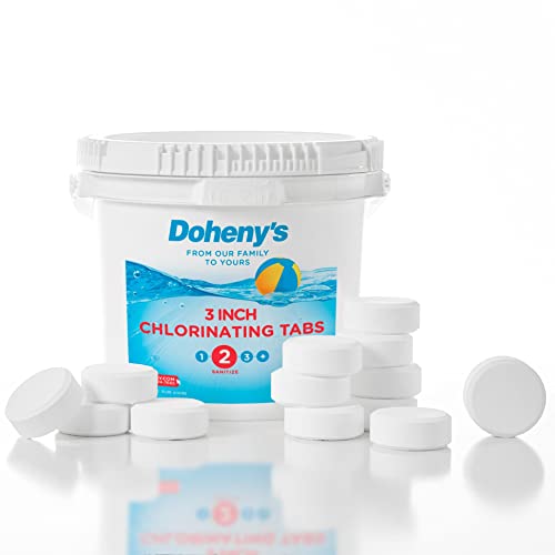 Doheny's 3 Inch Swimming Pool Chlorine Tablets ProGrade Pool
