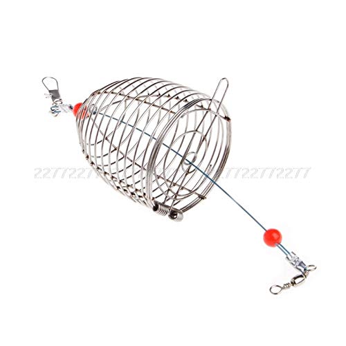 Aquarium Shrimp Feeder Steel Cage Small Dry Bait Stainless Fish