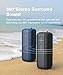 Portable Bluetooth Speakers,TWS Dual Pairing Waterproof Speakers with 360 Enhanced Bass, Wireless Outdoor Speaker HD Surround Stereo Sound, New Year Gift for Riding, Hiking,Party(Black)