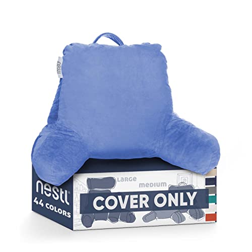 Nestl Reading Pillow Covers, (Cover ONLY) Small Bed Rest Pillow with