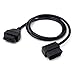 RioRand OBD-II OBD2 16Pin Male to Female Extension Cable Diagnostic Extender 100cm