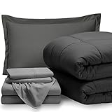 Bare Home Bed-in-A-Bag 5 Piece Comforter & Sheet