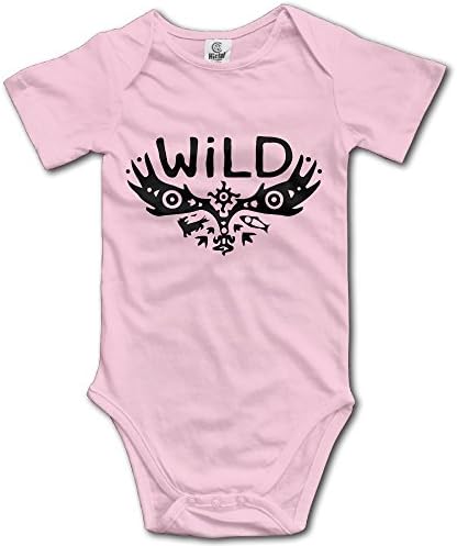 Wild Unisex Baby Infant Short Sleeve Bodysuits Creeper