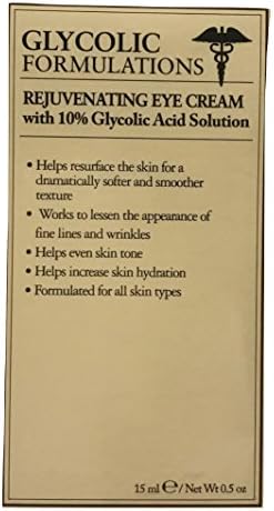 Glycolic Formulations Rejuvenating Eye Cream 10%, 15 ml