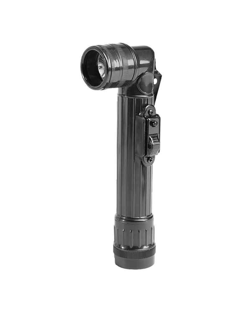 Mil-Tec Unisex - Adult Angle Flashlight-15143102 Angled Torch, Black, One Size