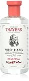 Thayers Alcohol-free Rose Petal Soothing Witch Hazel for Face & Skin with Aloe Vera, 12 oz (Pack of 3)