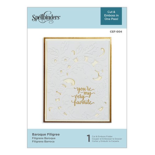 Spellbinders CEF-004 Baroque Filigree Cut and Emboss Folder