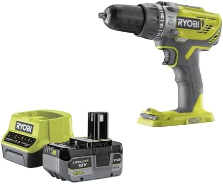Furadeira de 18V com Kit de Perfuração e Bateria Incluídos