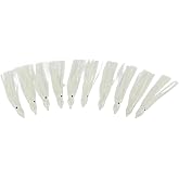 Anu Limen 40PCS Mini Squid Skirts Fishing Lures, Soft Rubber Artificial Octopus Shape Bait for Saltwater, Freshwater, Trolling and General Fishing Tackle Use, 3.54inch