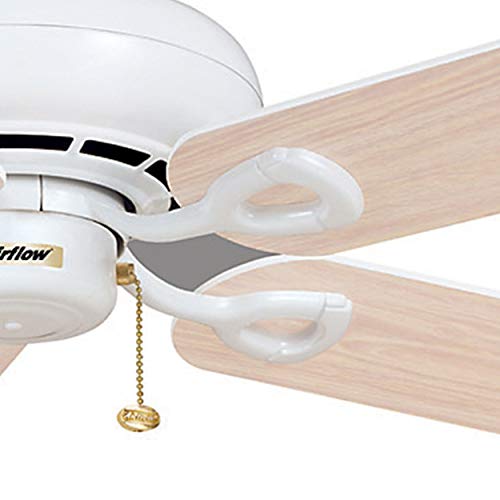 Casablanca Fan 52 inch Snow White Finish Ceiling Fan with 3 Speed Pull Chain (Certified Refurbished)