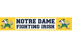 WIGGLEWALLS 12 Inch Notre Dame Fighting Irish Decal University of Notre Dame ND Logo Removable Wall Sticker Art NCAA Home Room Decor 12 1/2 by 2 Inches