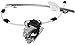 Evan Fischer Power Window Regulator With Motor Compatible with Jeep Liberty 2002-2006 Front, Driver Side Fits One-Touch Switch Ball stud style Replaces# 68059645AA