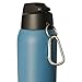 Aquatix (Dark Blue, 32 Ounce) Pure Stainless Steel Double Wall Vacuum Insulated Sports Water Bottle with Convenient Flip Top - Keeps Drinks Cold for 24 Hours, Hot for 6 Hours