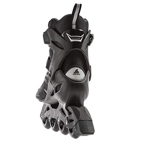 Rollerblade Zetrablade Men's Adult Fitness Inline Skate, Black/Silver, US Men's 6 (Renewed)