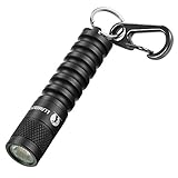 LUMINTOP EDC01 Keychain Flashlight, 120 lumens Pocket EDC Flashlight,36 hours Long lasting,3 modes,IPX8 Waterproof,Powered by AAA battery(not Included) for Indoor and Outdoor