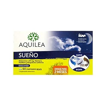 AQUILEA SUEÃO MELATONINA 1.95 + VALIANA + PASIFLORA + AMAPOLA DE ...