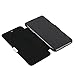 MTRONX Phone Case for iPhone X, iPhone 10, Magnetic Closure Ultra Folio Flip Slim PU Leather Twill Case Cover Pouch for Apple iPhone X iPhone 10 - Black(MG-BK)