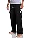 Pro Club Fleece Cargo Sweatpants 13.0oz 60/40 5XL Black