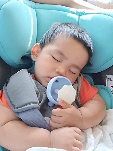 Mombella Mimi the mushroom super soft silicone baby soothing teether toy, pacifier &breast shape for sucking stage, prevent finger chewing & falling down, for 0m+
