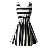 ROPALIA Women's Floral Chiffon Sleeveless Sundress Summer Tank Mini Dress Small