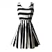 ROPALIA Women's Floral Chiffon Sleeveless Sundress Summer Tank Mini Dress Small