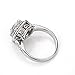Yoursfs CZ Engagement Big Rings For Women Classic Halo Crystal White Gold Plated Women Jewelry for Cocktail Dressing