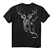 Buckwear Smoke-Deer Short Sleeve Tee, Black, XXX-Large